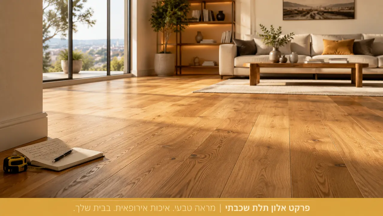 תכנון תקציב אמיתי לפרקט עץ