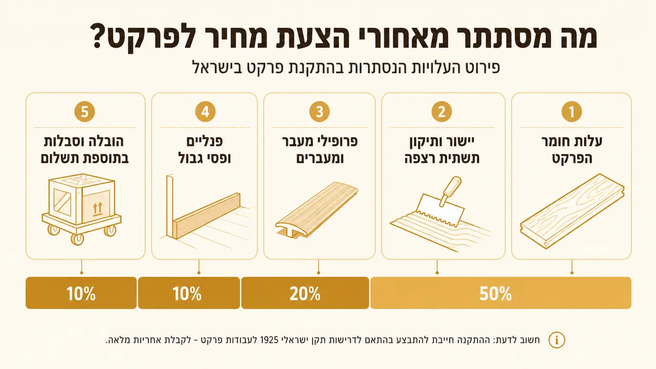 מחיר התקנה כולל - המספר שמטעה הכי הרבה