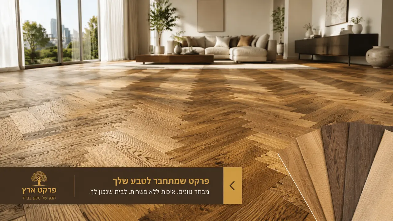 תקציב לפרקט עץ - המדריך המלא