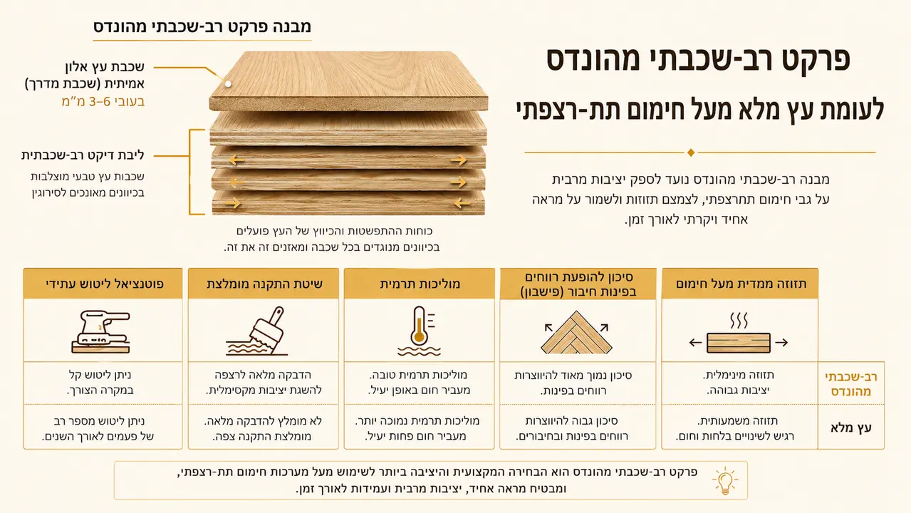 שתי וערב: ההנדסה שמבטלת את הכוחות המנוגדים