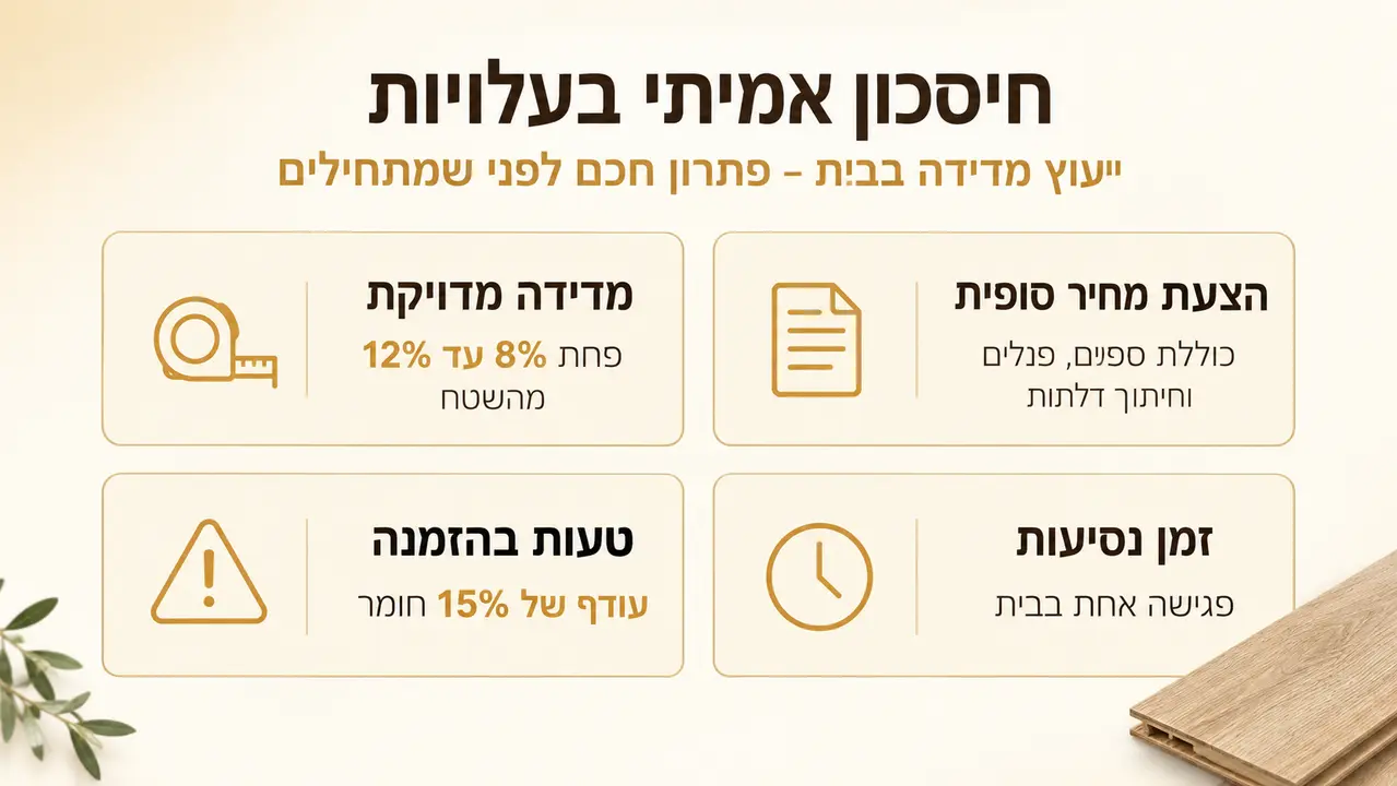 האם שירות פרקט עד הבית חוסך כסף? הפירוק הכלכלי
